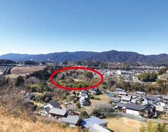 長篠城の風景