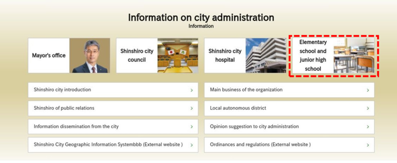 市役所サイト