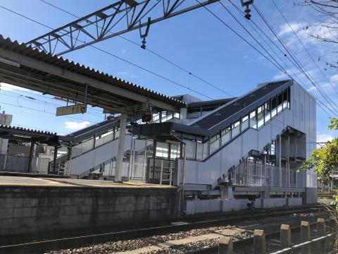 完成写真（新設こ線橋全景）