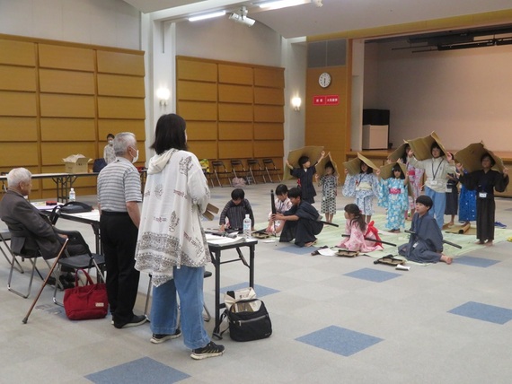 歌舞伎の練習風景