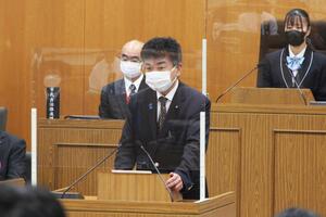 市議会議長あいさつ写真